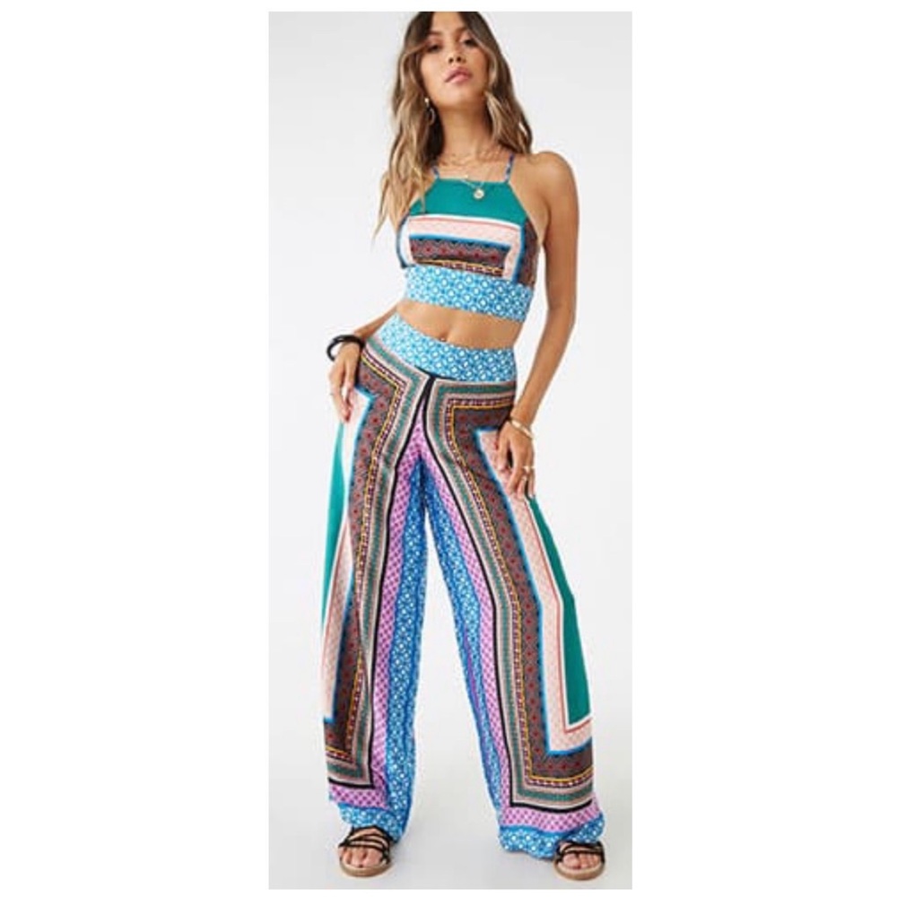 Palazzo pants and top